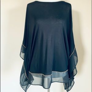 Chiffon Poncho Top